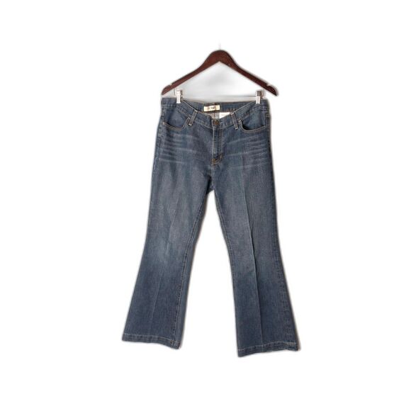 Gap Long and Lean size 10 flare blue denim jeans - Picture 1 of 4